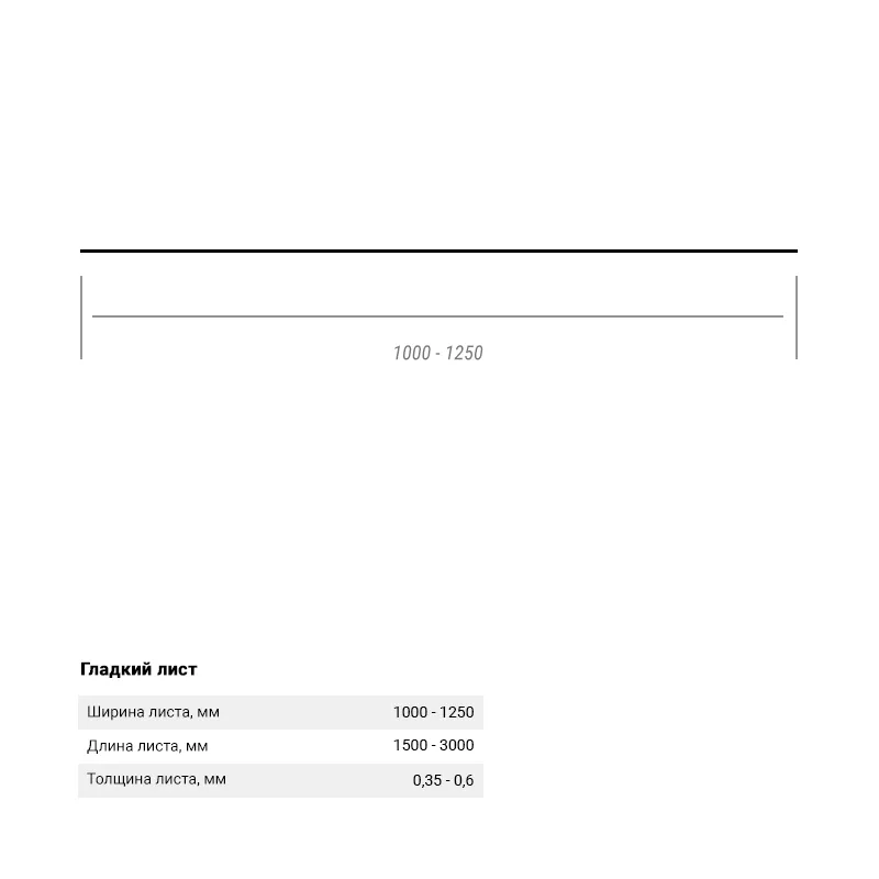 Гладкий лист Гладкий полиэстер RAL 7024 (Мокрый асфальт) 3000*1250*0,5 односторонний ламинированный